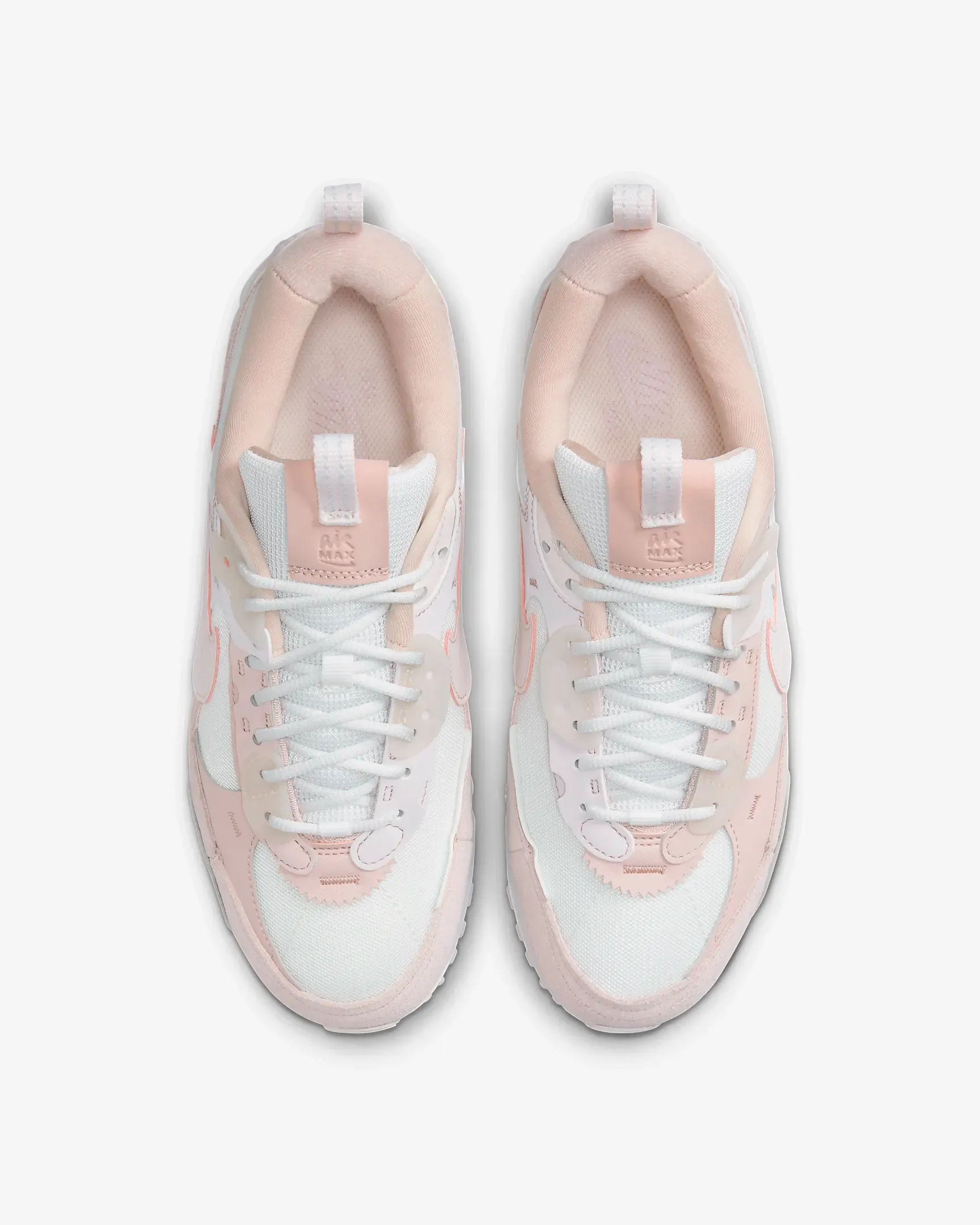 Nike Women's Air Max 90 Futura Shoes - Summit White / Barely Rose / Pink Oxford / Light Soft Pink