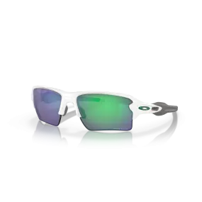 Oakley Flak Prizm Jade Lenses - Polished White Frame