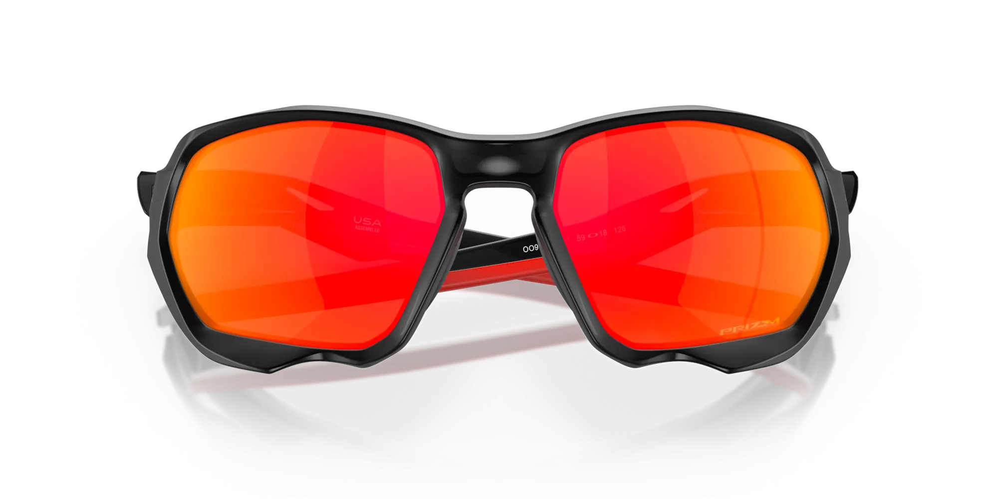 Oakley Plazma Prizm Ruby Lenses Matte Black Ink Frame