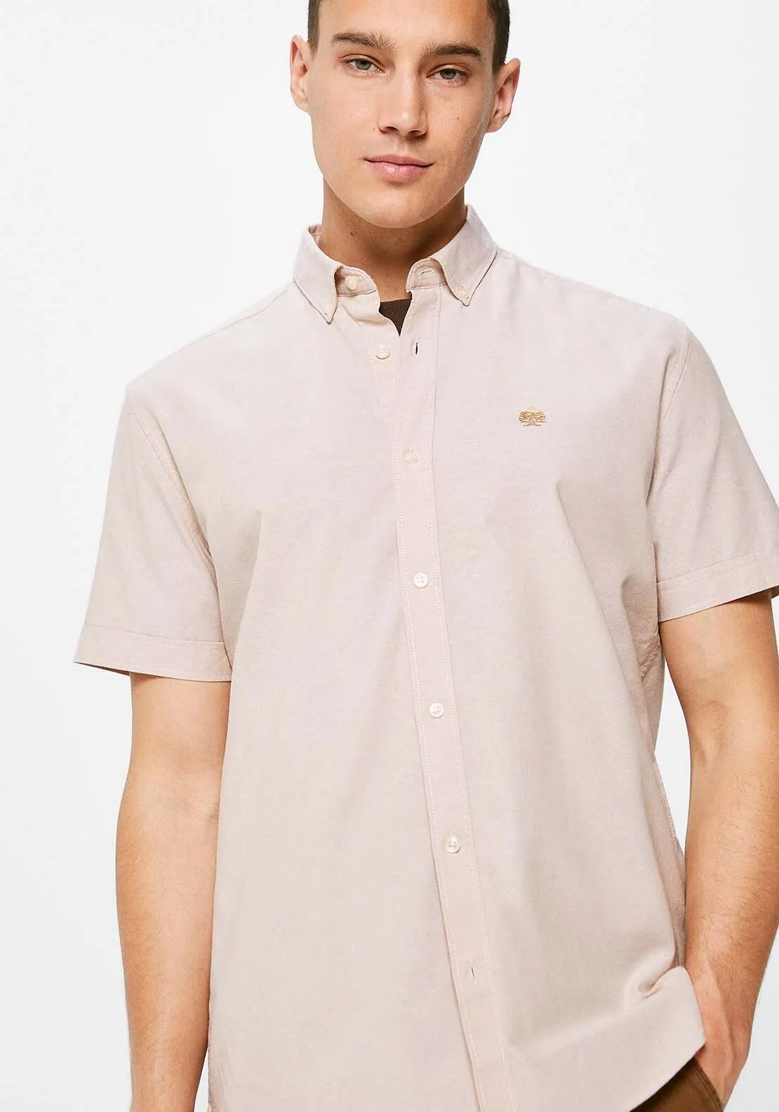 Pinpoint shirt - Beige