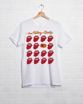 Rolling Stones Iowa State Multi Lick White Tee