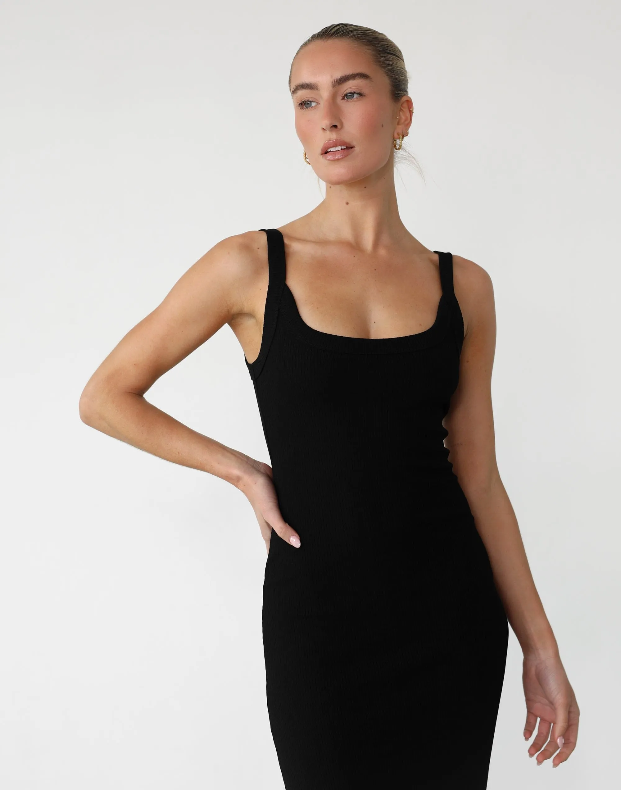 Skyler Maxi Dress (Black)