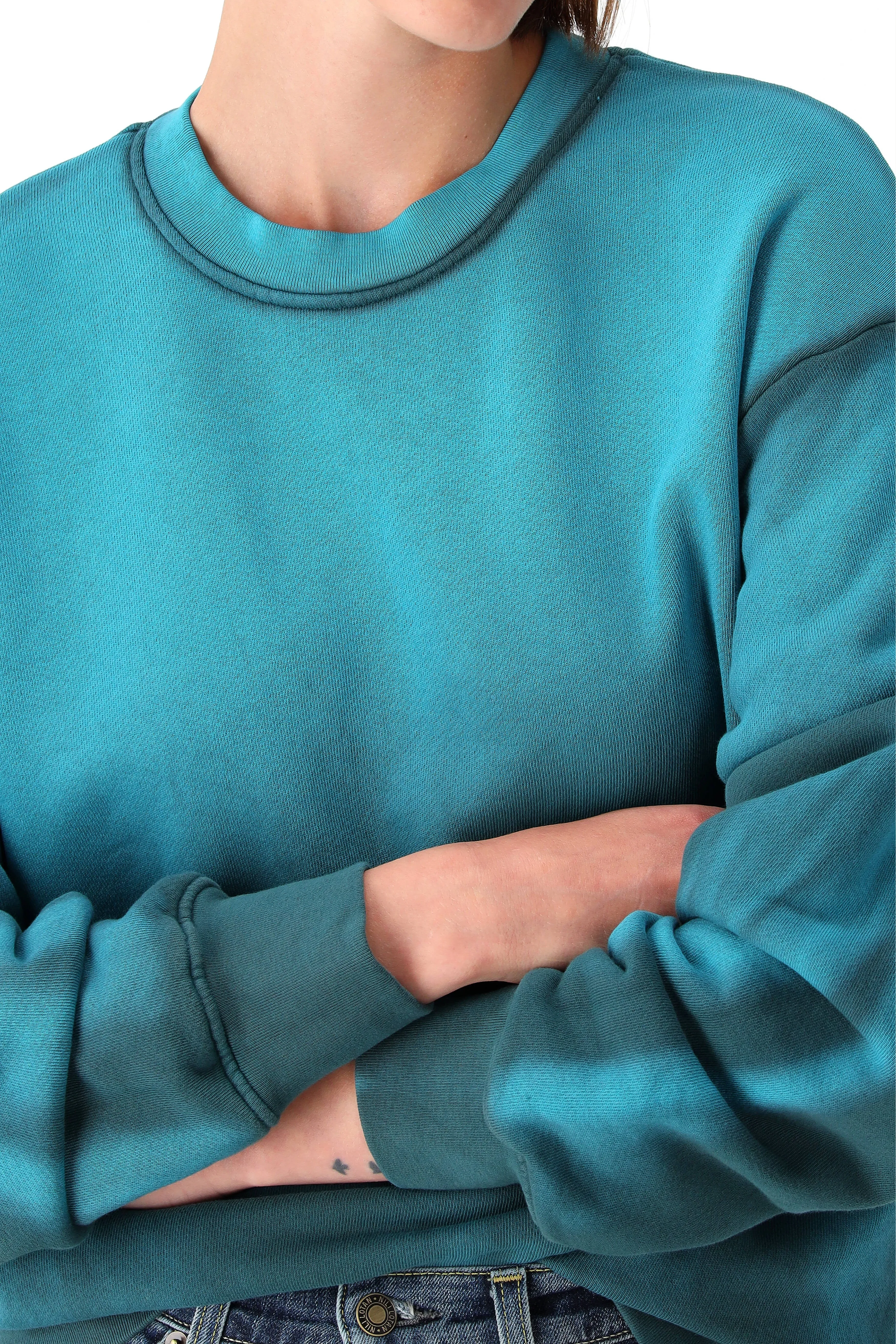 Sweatshirt Brooklyn in Portofino Blue