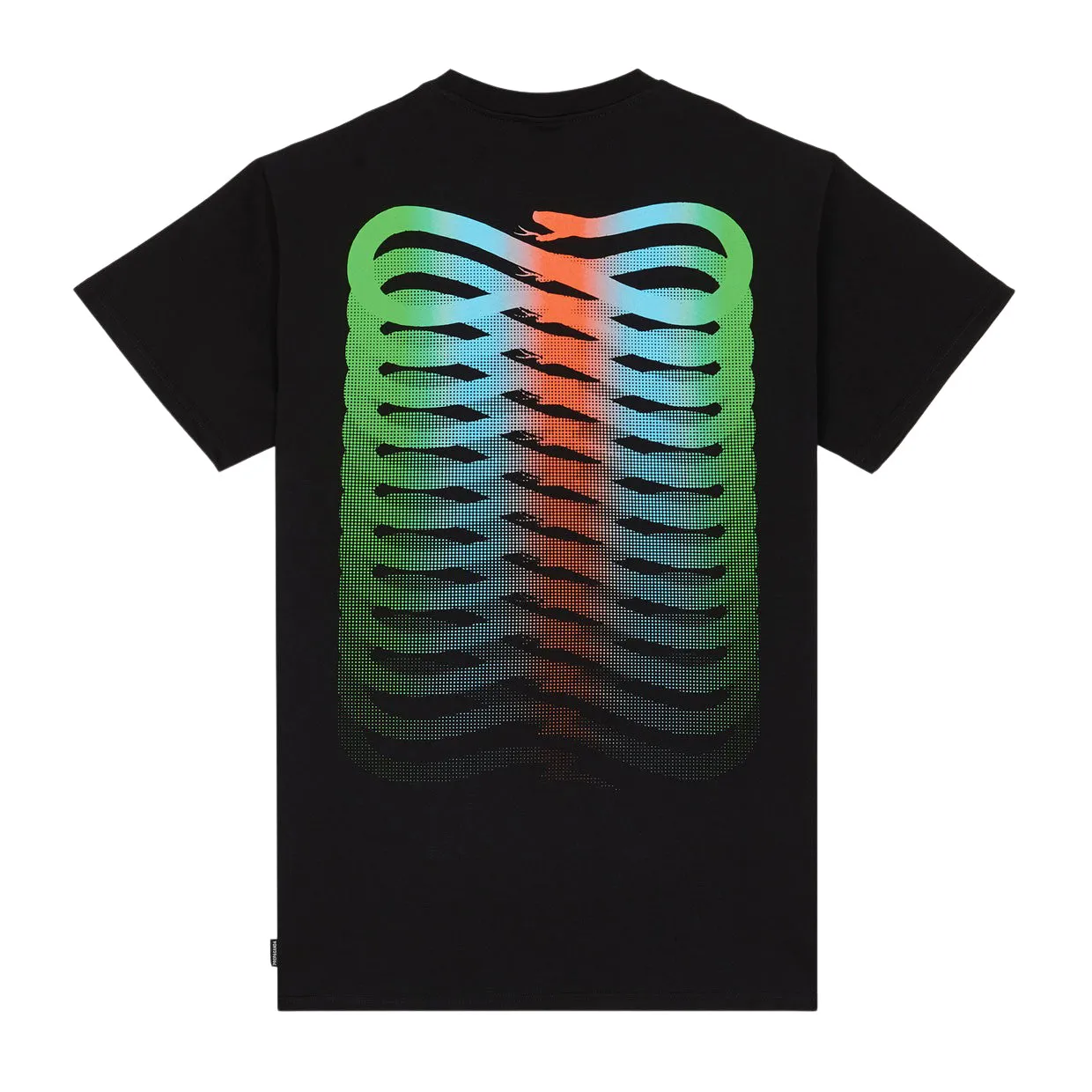 T-shirt Uomo Propaganda Ribs Nero / Multicolor