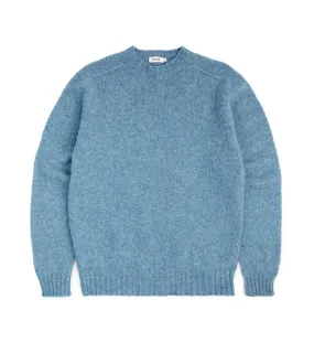 Trunk Berwick Brushed Shetland Crew Sweater: Denim Blue