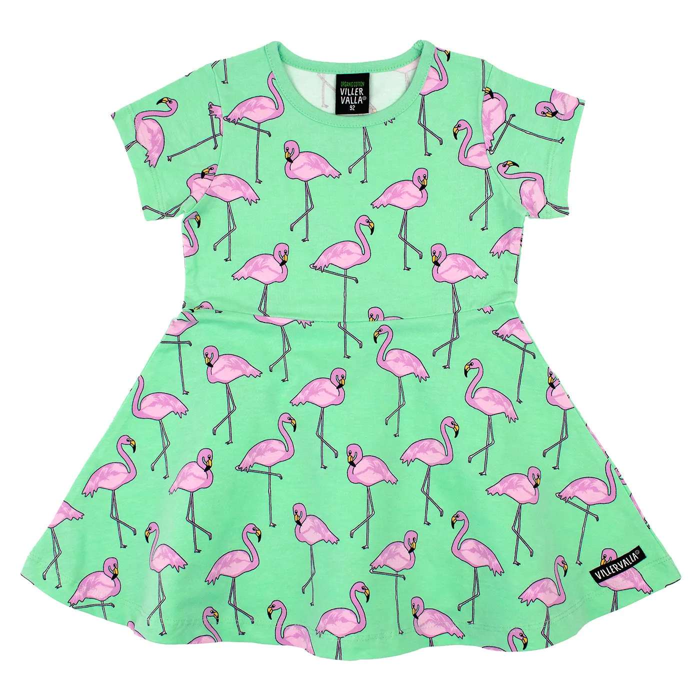 Villervalla Twirly Flamingo Dress