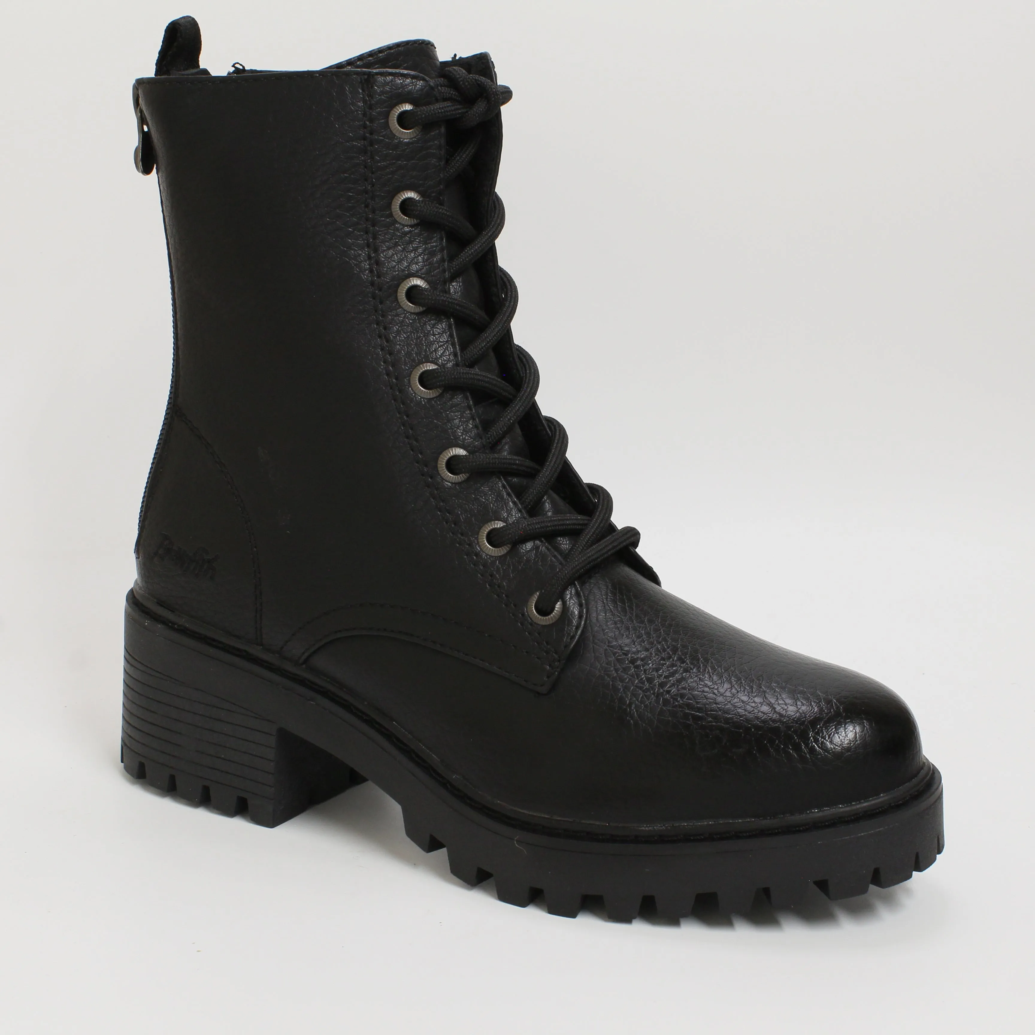 Womens Blowfish Malibu Leith Lace Up Boots Black