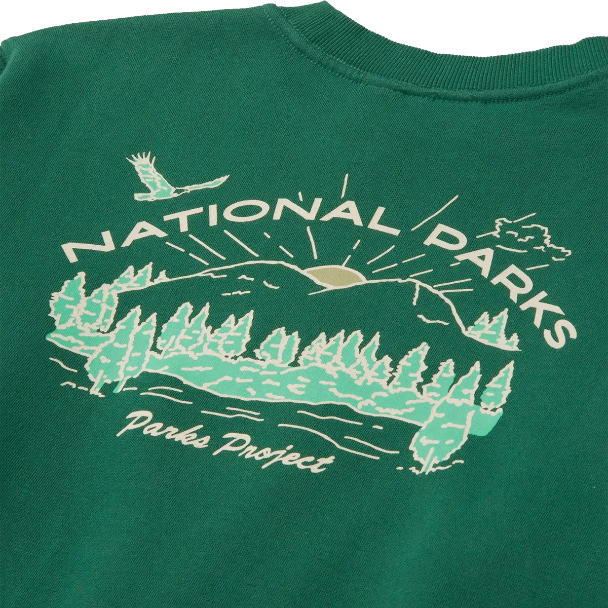 Women's National Parks Sunrise Cropped Crew