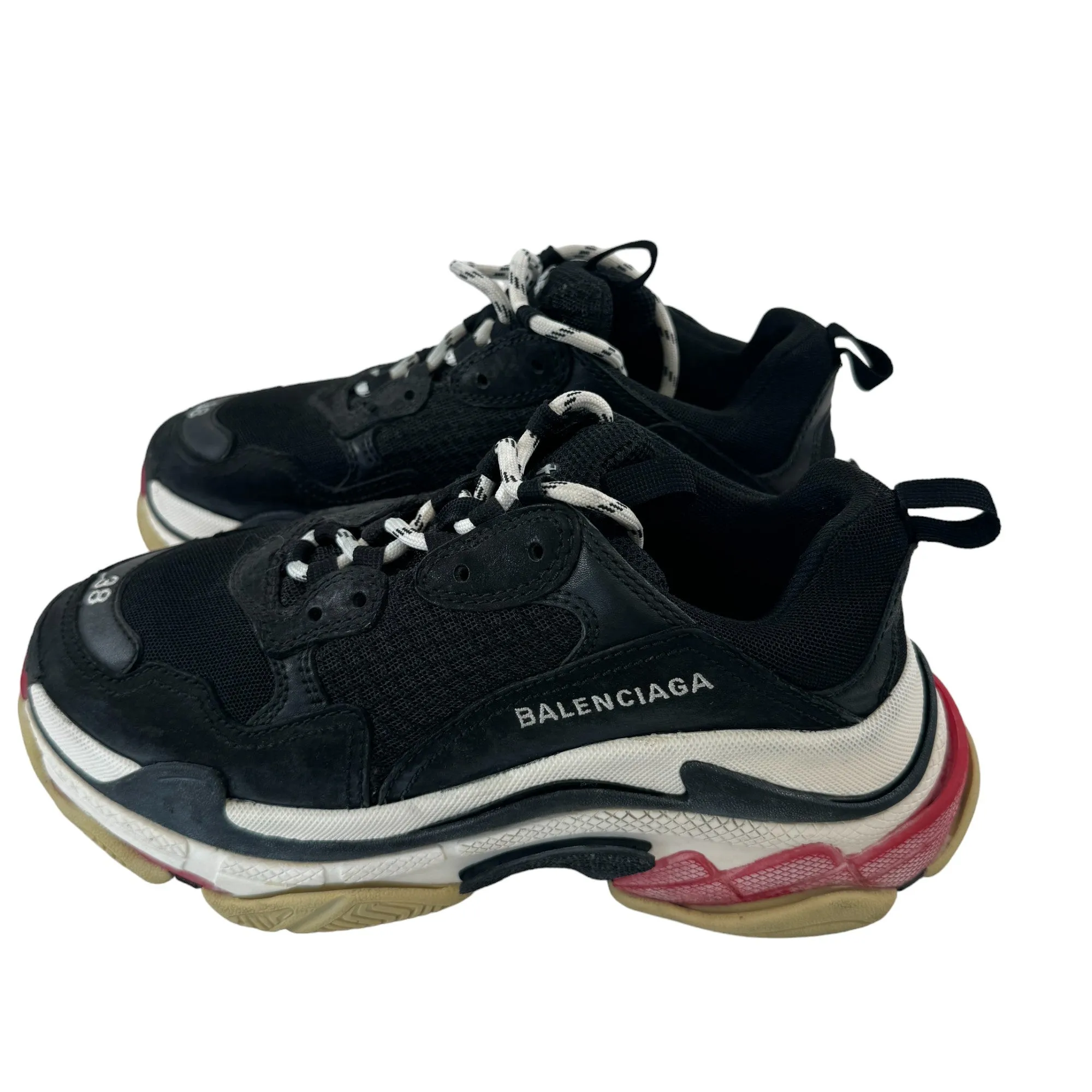 Women's Triple S Low Trainers Black Size EU 38 / UK 5