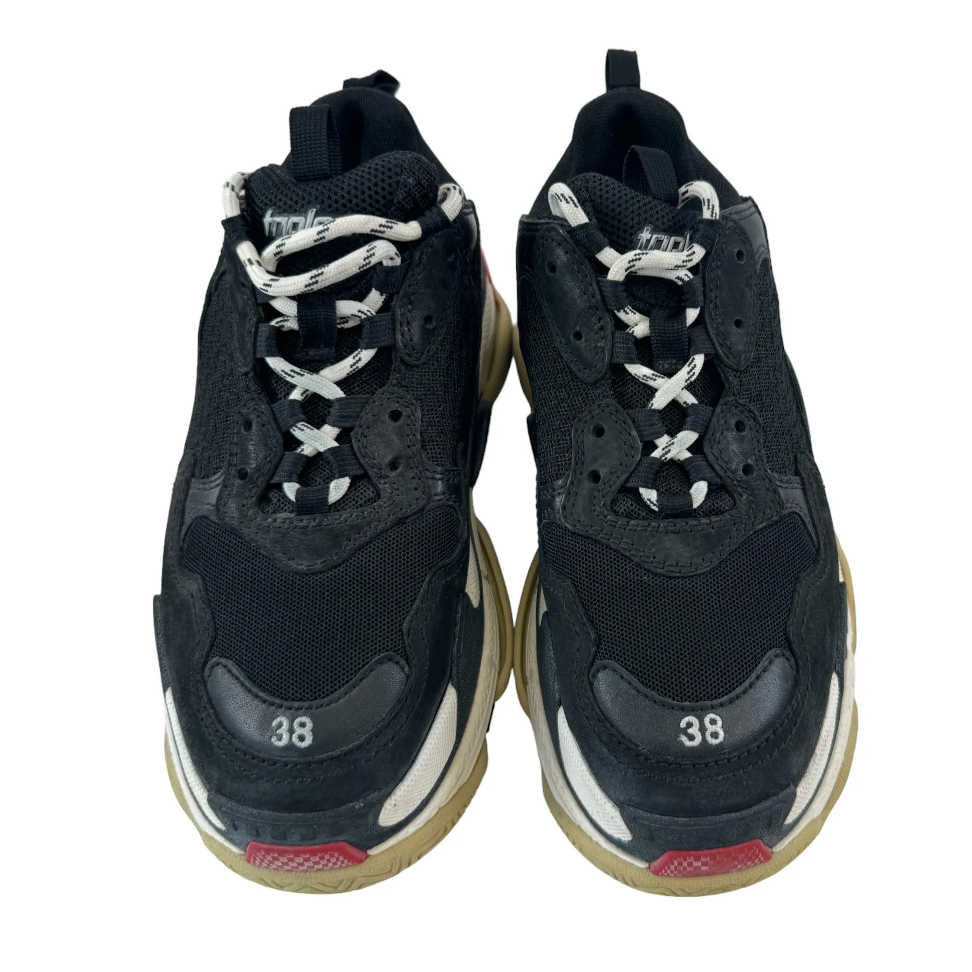 Women's Triple S Low Trainers Black Size EU 38 / UK 5