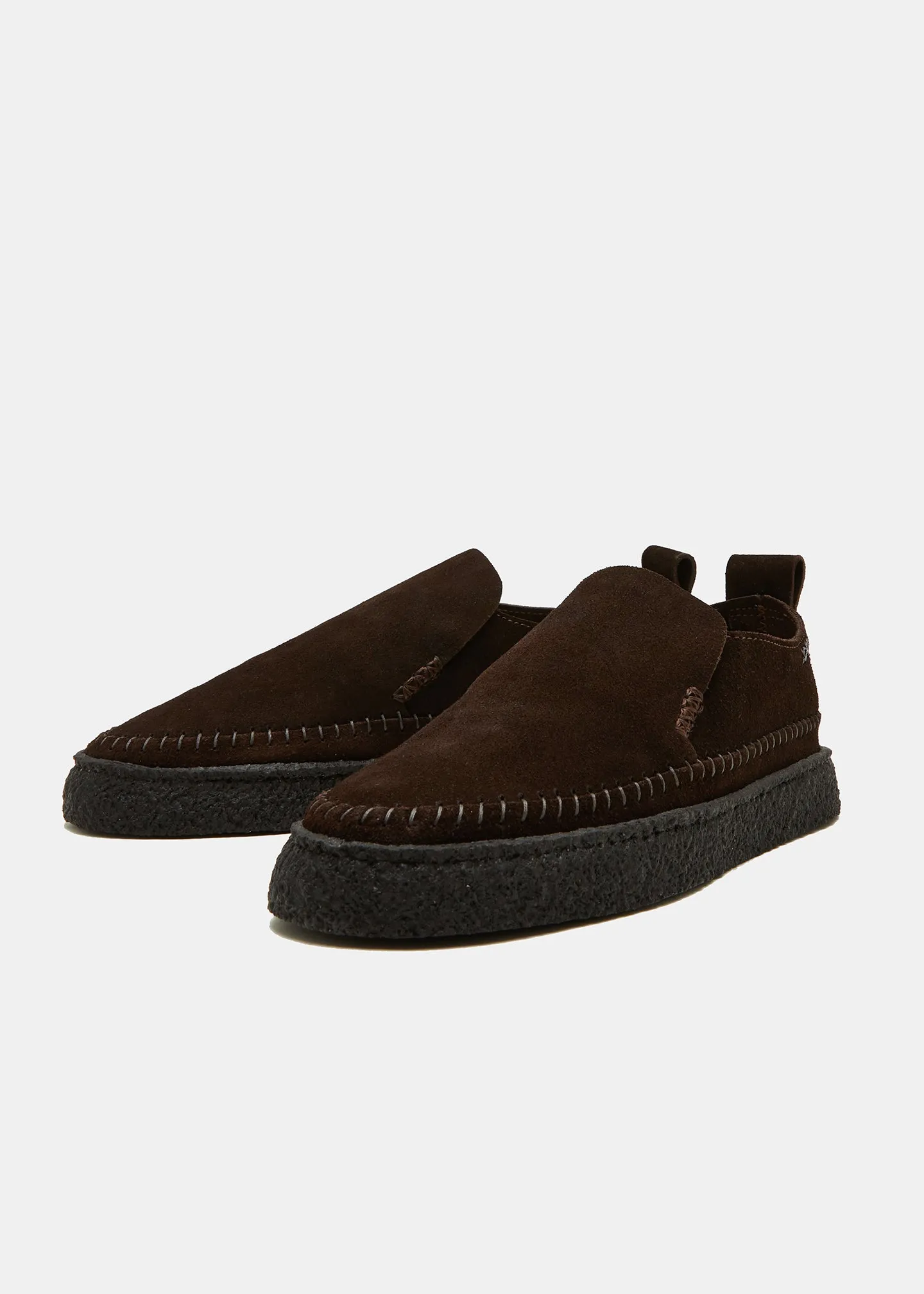 Yogi x Universal Works Hitch Low Loafer On Crepe - Dark Brown